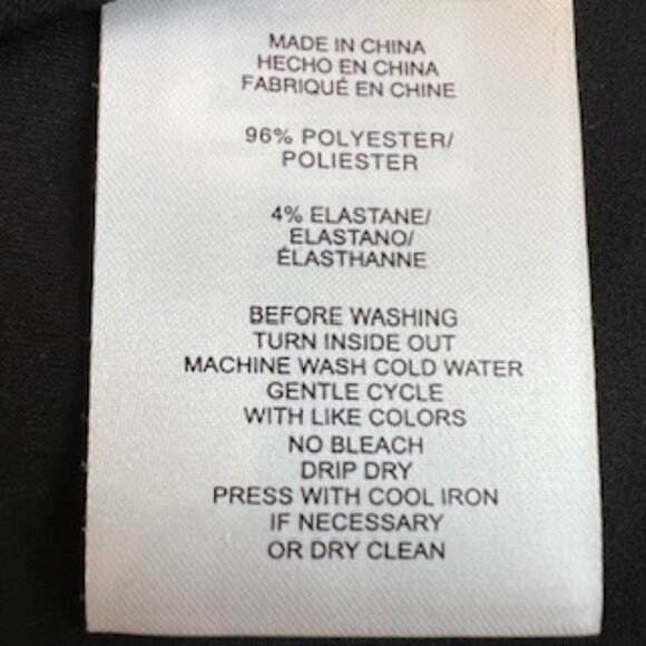 Jones New York Signature Women's Metal Accents Blouse With 3/4 Sleeve Large - Picture 11 of 15